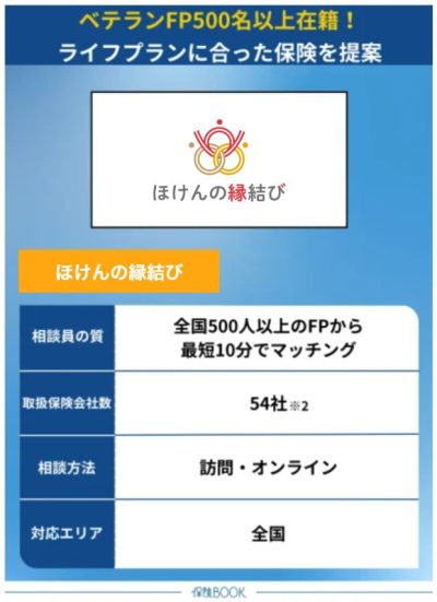 ほけんの縁結び紹介文