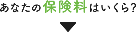 あなたの保険料はいくら？